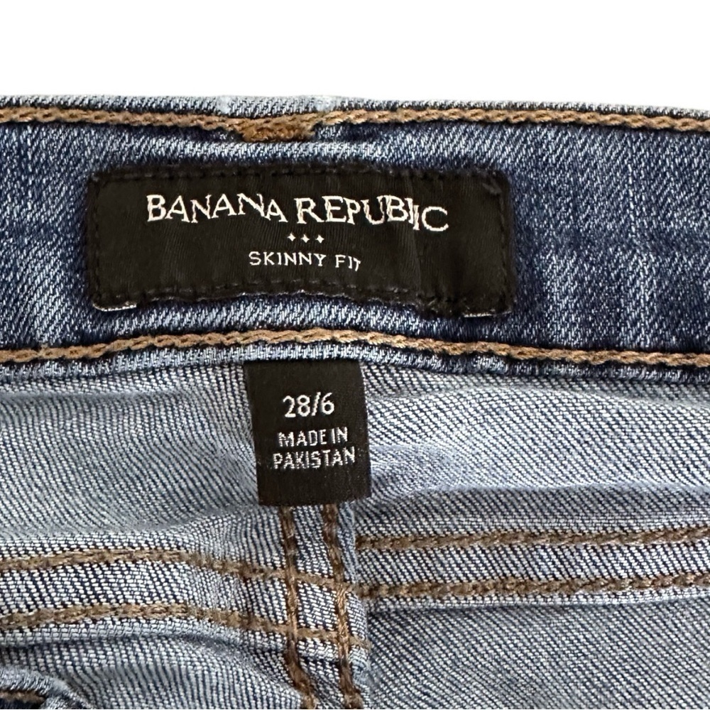 🌸Banana Republic- Skinny Fit Jeans- Size 28 / 6 - Picture 5 of 7